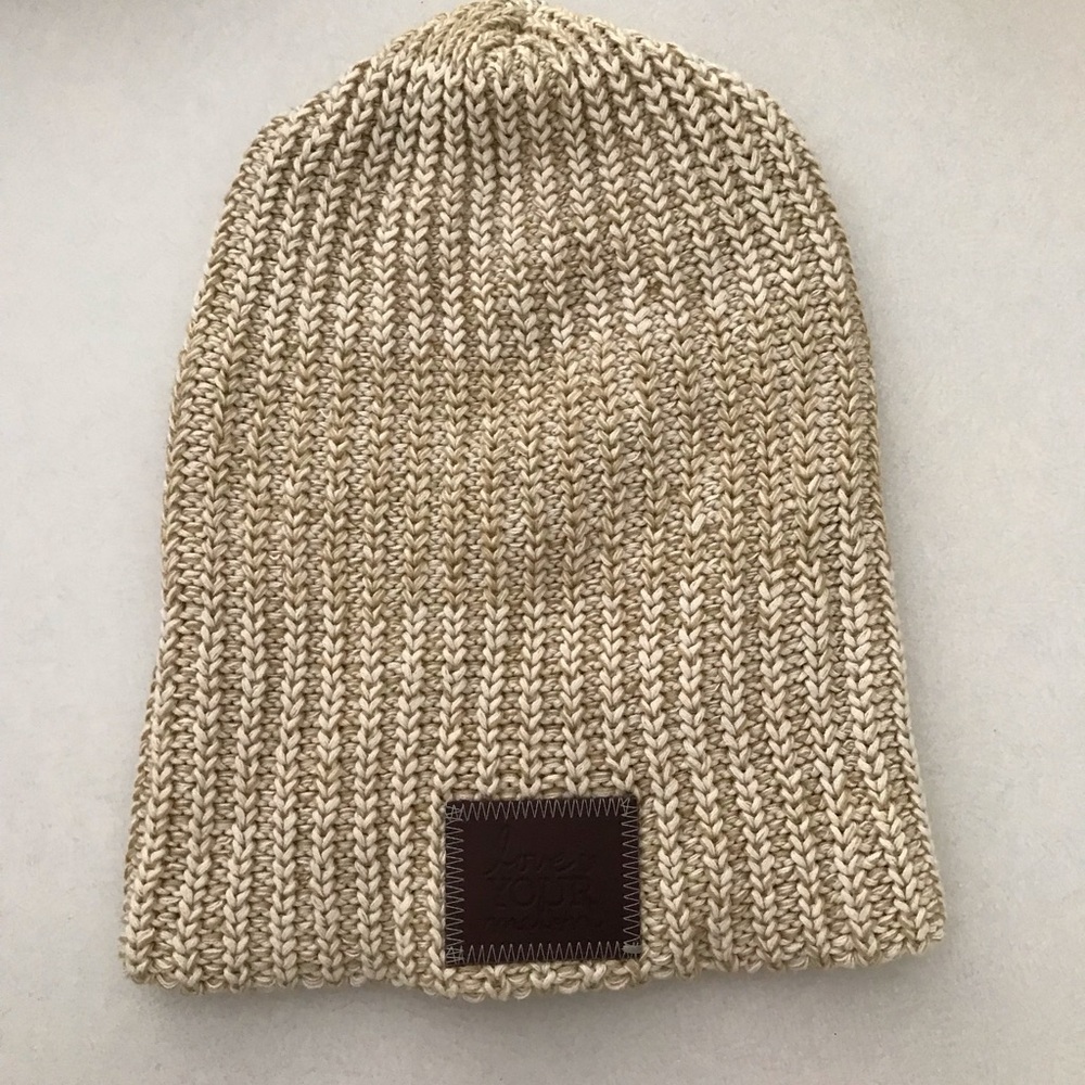 Tan Speckled Love Your Melon beanie